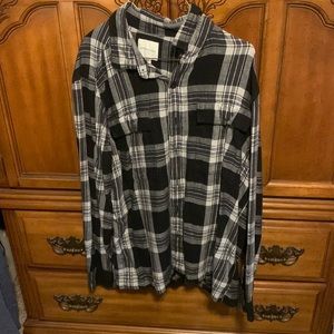 Large flannel American eagle